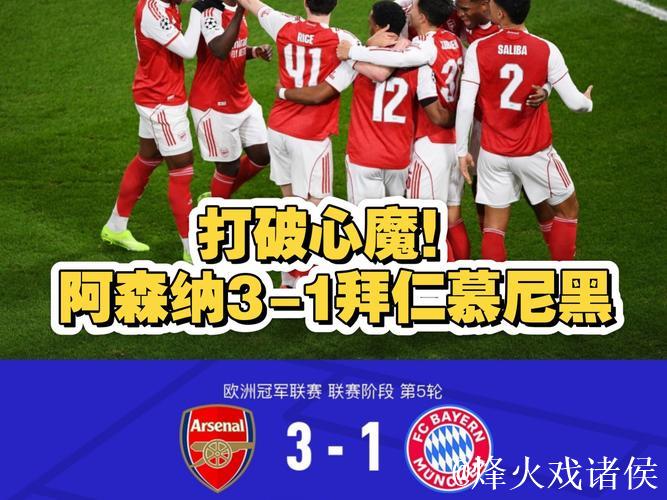 好戏连台!欧冠综述:阿森纳3比1拜仁 姆巴佩大 好戏连台!欧冠综述:阿森纳3比1拜仁 姆巴佩大